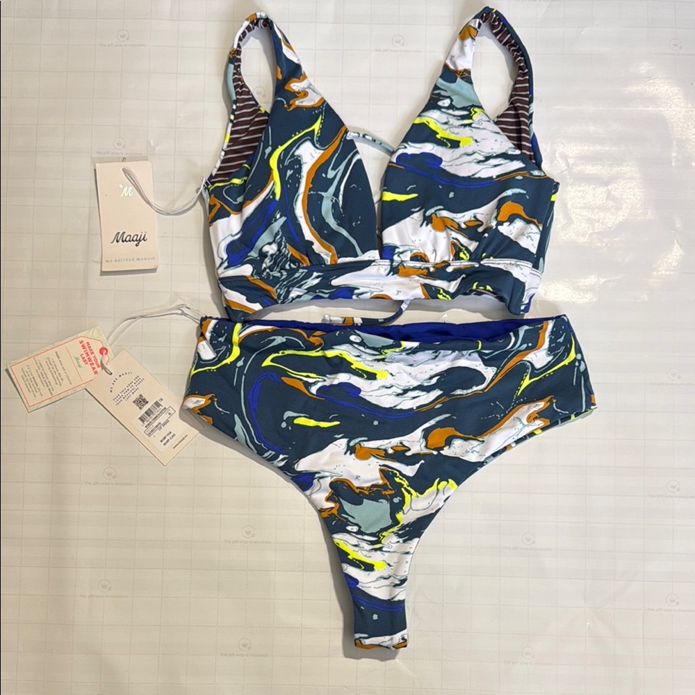 Maaji Multicolor Swirl Bikini
